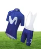 Blue Movistar Cycling Team Jersey 20D Shorts Mtb Maillot Bike Shirt Downhill Pro Mountain Bicycle Clothing Suit3634284