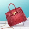 Neue Designer Design frauen Einzelnen Schulter Tasche frauen Kette Tasche Handtasche Europäische und Amerikanische Marke Mode Tasche Crocod326H