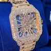 Diamonds Watch 6nsq Carters Men Wristwatch Moissanite Mosang Transivation يمكن أن يمر TT من MANS MANETICATION MOVIENT C7 A17CDZU9AS CY