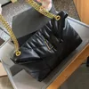 5Aトップデザイナーショルダーバッグトート女性ハンドバッグ豪華なクロスボディメッセンジャーループーファーチェーンバッグ良質の財布