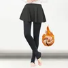 Calzini da donna più cimpili termici addensanti di velluto calze a calze invernali caldi pantaloni leggeri leggings ad alta vita elastico slim femmina collant