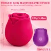 Autres articles de beauté de santé Vibromasseurs en forme de rose Érotique Nipple Sucker Oral Clitoris Stimation Powerf Jouets pour Drop Delivery Health Bea Dhmsu