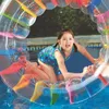 PVC Inflatable Roller Wheel Water Float Floating Tube Beach Summer Swimming Pool Floats Toy for Unisex Adults Kids 240223