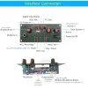 Amplificateur Amplificateur audio de karaoké UniSian Bluetooth Decoder TF USB Mic Reverb Amplificateur Board 5V 10W pour le haut-parleur portable / Rod