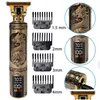 Tondeuse à cheveux Tondeuse à cheveux électrique pour hommes Hine rasage coupe-barbier pour hommes coupe tondeuse tondeuses rasoir 3 220721 livraison directe Hair P Dhowu