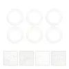 Dog Apparel 6Pcs Practical Silicone Finger Rings Supple Clipper Protectors