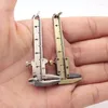 キーチェーンキーホルダー用のミニ測定ツールタグMovable Vernier Caliperキーチェーンは4xbfになります