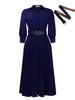 Spring Tide Trendy Women's High end Solid Color Large French High end Design Dress