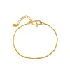 Link Bracelets Classical 24K Gold Plating Charm Chain Gilding Bangle For Women Girl Fashion Jewelry Advanced Nobility Bracelet