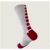 Skarpetki męskie 2pcsis1pair Socks USA Profesjonalny elitarny koszykówka Terry Long Knee Athletic Sport Mężczyźni Moda Kompresja termiczna zima DHH4R