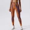 Pantaloni da Donna Capris Tie Dye Leggings Fitness Pantaloni da Yoga da Donna Leggings per Glutei Impastare Glutei per Esercizi Palestra Leggings da Yoga Senza Soluzione di Continuità per le Donne