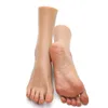 Modello femminile del piede in silicone liquido Adulto sexy Puntelli da tiro Feticismo del piede Simulazione Piedi artificiali Giocattolo Fetish ZISHINE ZH3723-C4