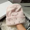 Berets água quente diamante cabelo de malha chapéu para mulheres inverno engrossado rua ao ar livre japonês coreano versátil