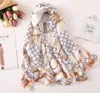 Design Women Silk Scarf Luxury Print Beach Scarves Lady Foulard Pashmina Hijab Shawls Femme Head Band Wraps 2020 New6952888