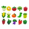 30 pcs/set fruit and vegetable strong fridge magnet refrigerator magnetic sticker board home kitchen decoration office souvenir 240227