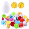 Eggs Screws 3D Puzzle Montessori Learning Education Math Toys Kids Shape Match Smart Game For Children Educational Easter Gifts 240223