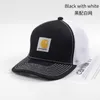 Najwyższej jakości czapki piłki na zewnątrz sporty carh czapki baseballowe litery Wzory etykieta Golf Duckbill Cotton Hats Sun Hat Men Kobiety Regulowane Snapback Trendy Gorros