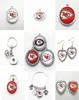 Football Kansas City Dangle Charms Mix Style DIY Pendant Bracelet Necklace Earrings Snap Button Jewelry Accessories4975379