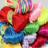 10 Rollen LOT Drahtschnur 20 Meter jede Rolle Chinesischer Knoten Satin Nylon geflochtene Schnur Makramee Perlen Rattail 3mm251l