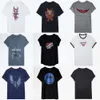 Neues Produkt Zadig Voltaire Designer Sommer-Baumwoll-T-Shirt vorne Buchstabe hinten Digitaldruck Zungenkuss U-Ausschnitt Damen lässig vielseitige Kurzarm-Pullover-T-Shirts Tops zv