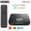 テレビボックススマートテレビボックス32G AMLOGIC S905X2 2.4G WIFI ANDROIDTV MECOOL KM9 PRO ATV ANDROID