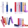 Perfume Bottle 12Ml Per Spray Bottle Metal Anodized Aluminum Portable Parfum Bottles39 Drop Delivery Health Beauty Fragrance Deodorant Dhr25