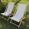 Mobilier de camp en bois Vintage inclinable Design Portable extérieur créatif salon chaises longues minimaliste Chaise Pliante nordique