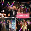 Andere Event-Party-Zubehör, LED-Leuchtstäbe, Schaumstoff, individuell, personalisierbar, blinkende Leuchtstäbe, Zauberstäbe im Dunkeln, Hochzeit 230421 Dhxnr