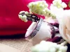 Cluster Rings 14K White Gold Jewelry Diamond Ring For Women Natural 1.5 Gemstone Genuine Anillos De
