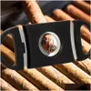 Akcesoria cygar 500pcs plastikowe cygaro noża 9x4 cm czarne nożyczki cygara cygara cygara cygara cygara