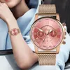 Women Watches Luxury Diamond Rose Gold Ladies Wrist Watches Magnetic Women Bracelet Watch Female Clock Relogio Feminino258I