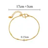 Link Bracelets Classical 24K Gold Plating Charm Chain Gilding Bangle For Women Girl Fashion Jewelry Advanced Nobility Bracelet