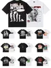 T-shirts pour hommes Designer T-shirt Hellstar American Fashion Brand 2024 Nouveau manches courtes rétro grand imprimé coton en vrac T-shirt pour hommes et femmes