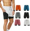 LL Yoga Man Pants Designer Gym Sport Shorts 4xl stort dubbelskikt Inre foder med fickor snabbt torrning som kör casual mens basket