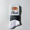 Chaussettes de rhude lettre simple de haute qualité coton européen américain de rue des chaussettes de tendance de rue hommes et femmes chaussettes chaudes et confortables chaussettes à aiguille rhude couple intube so mifa