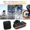 Controle slim fietsen alarm achterlicht met afstandsbediening trilling alarm Antitheft Waterdichte automatische inductiefietlamp