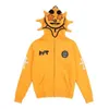 Imprimé Casual Retro Mens Zip Up Hoodie Mounds Men Jacket Sweatshirts 8H8M High Quality Designer Fashion 434 429 QR6A