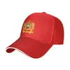 Boll Caps 2024 Design Casquette Kingdom of Marocko Outfits Unisex Style Trucker Hat Retro Marockan Patriotic Sun Cap