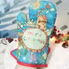 New Anti-Hot Oven Mitts And Pot Holders Cooking Gloves BBQ Heat Resistant For Christmas Kitchen Decoration Noel Xmas 2023