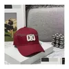 Bollmössor lyxig designer hatt broderad baseball cap kvinnlig sommar avslappnad casquette hundra ta solskydd släpp leverans fash dhjfy