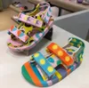 Sandaler Nya mini Melissa Boys and Girls Summer Sandals Fashion Childrens Jelly Shoes Baby Hot Selling Beach Shoes 2022 HMI083 J240228