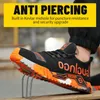 Fashion Sports Shoes Work Boots Puncture-Proof Safety Shoes Men Steel Toe Shoes Security Protective Shoes Indestructible 240220