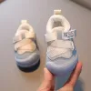 Utomhus barn sportskor spädbarn softsoled småbarnskor fall flickor baby andas netto sneakers mode barn skor för pojkar f08163