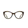 Lunettes de soleil anti-rayons bleus dégradé de couleur ovale lunettes de prescription pour les myopes TR90 femmes lunettes de myopie 0 -0,5 -0,75 à -6,0