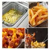 Teller, Mini-Frittierkörbe, Maschendraht, Pommes-Frites-Chip-Korb, Netz, Präsentationshalter für die Küche