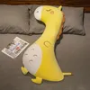 2024 quente 1pc 80-130cm gigante brinquedo de pelúcia adorável dinossauro ganso girafa unicórnio longo lance travesseiro cama almofada de sono presente das meninas