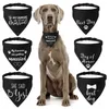 Hundebekleidung „My Humans Are Getting Married“-Bandana über dem Halsband für einfaches Anlegen der Leine, verstellbar