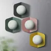 Wall Lamp Nordic Light Colourful Led Modern Simple Living Room Bedroom Bedside Lights Personality Stair Fixturess