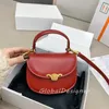 Top mirror quality Mini teen Besace saddle bag Envelope bags shoulder bags Box Leather women fashion Classic handbags classic clutch Hobo box purse With box