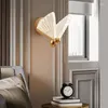 Настенный светильник, современные светодиодные фонари, креативные лампы-бабочки, домашние светильники для спальни, гостиной, домашний декор, навесное освещение